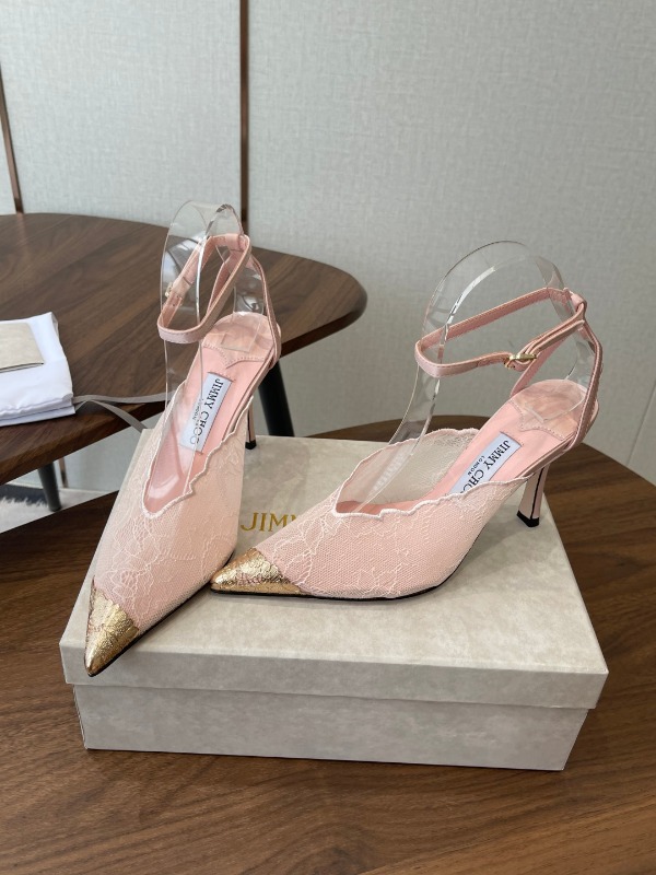 지미추 파이즈 레이스 펌프스 9.5cm