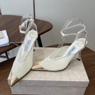 지미추 파이즈 레이스 펌프스 9.5cm