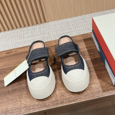마르니 나파 메리 제인 스니커즈 뮬