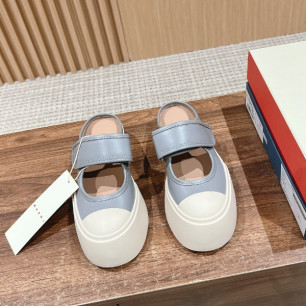 마르니 나파 메리 제인 스니커즈 뮬