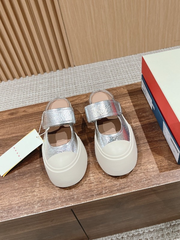 마르니 나파 메리 제인 스니커즈 뮬