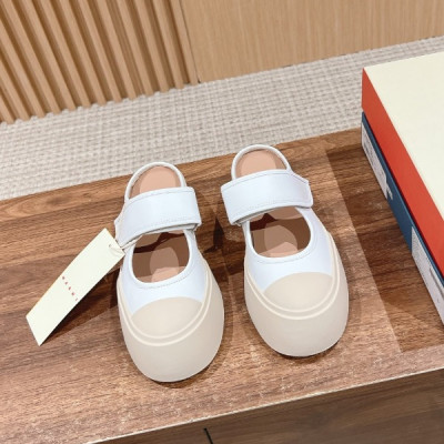 마르니 나파 메리 제인 스니커즈 뮬