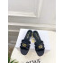디올 26SS 진주 미들 굽 샌들 4cm
