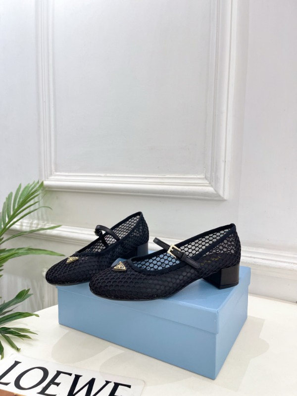 프라다 26SS 봄 여름 신상 메리제인 슈즈 3.5cm