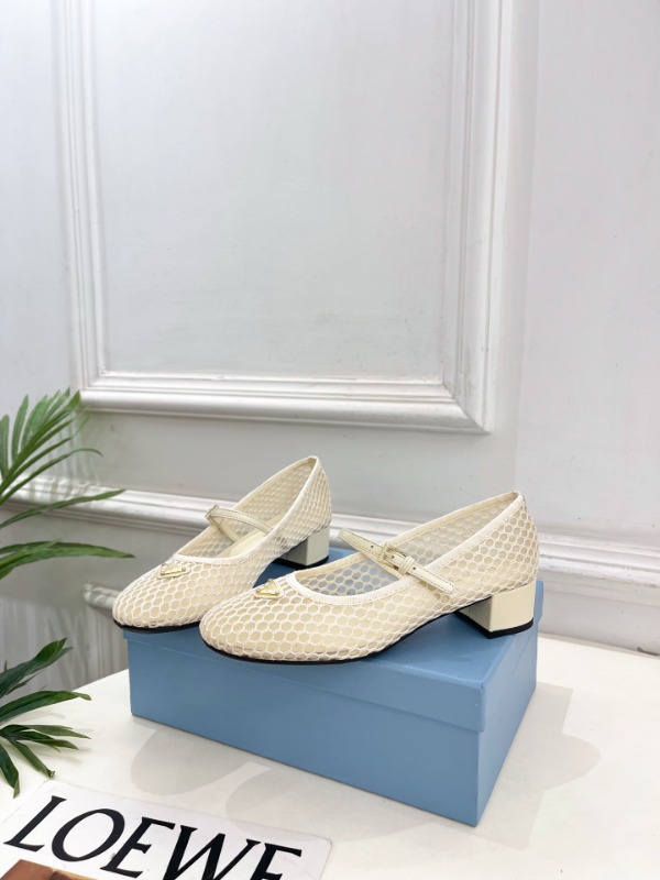 프라다 26SS 봄 여름 신상 메리제인 슈즈 3.5cm