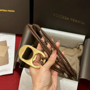 BOTTEGA VENETA 보테가 가죽 로프 벨트 715640