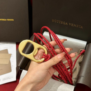 BOTTEGA VENETA 보테가 가죽 로프 벨트 715640