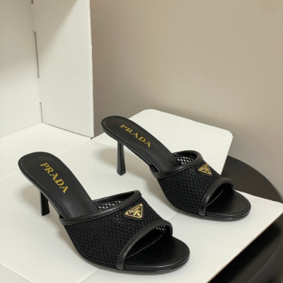 프라다 26SS 봄 여름 신상 힐 샌들 7.5cm