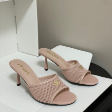 프라다 26SS 봄 여름 신상 힐 샌들 7.5cm