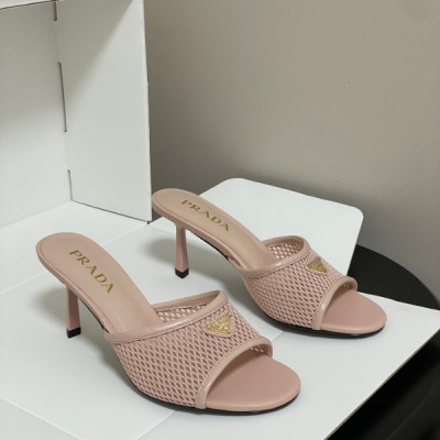 프라다 26SS 봄 여름 신상 힐 샌들 7.5cm