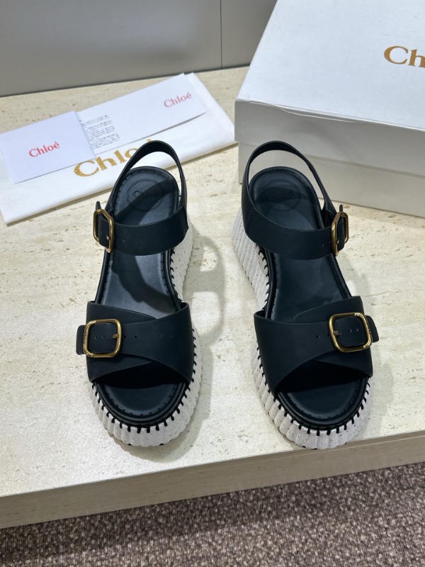 끌로에 Nama 웨지 샌들