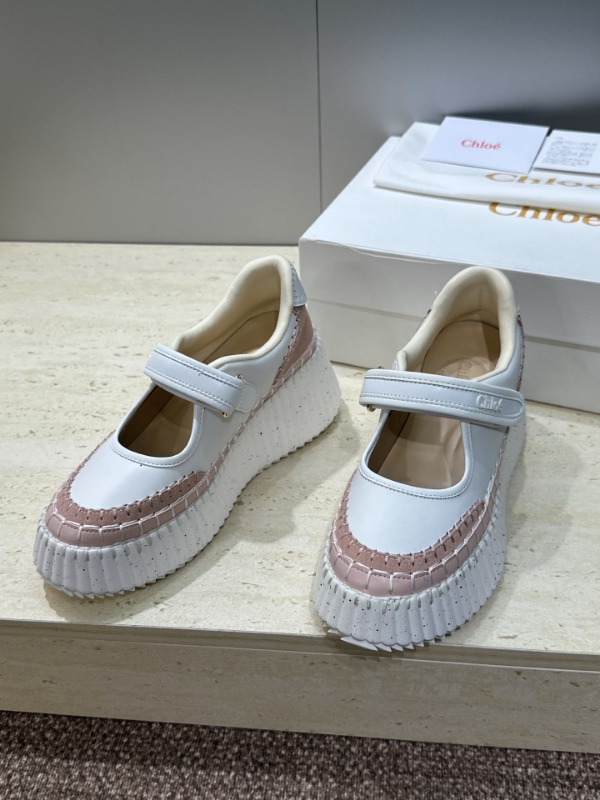 끌로에 Nama 웨지 스니커즈
