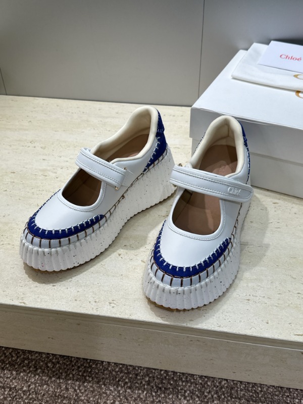 끌로에 Nama 웨지 스니커즈