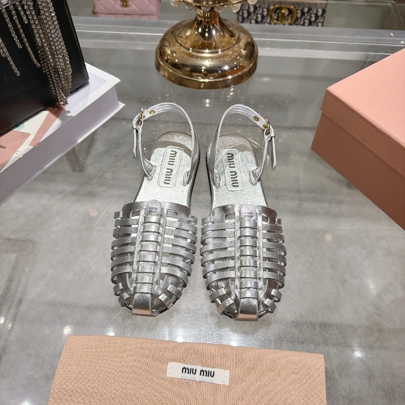 미우미우 26SS 신상 피셔맨 샌들