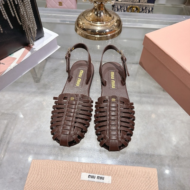 미우미우 26SS 신상 피셔맨 샌들