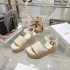 디올 Dentelle 웨지 샌들 9.5cm