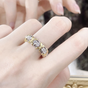 티파니앤코 Sixteen Stone Ring