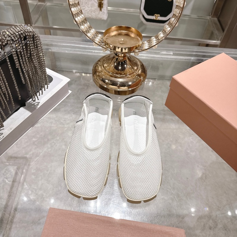 미우미우 메시 발레리나 슈즈