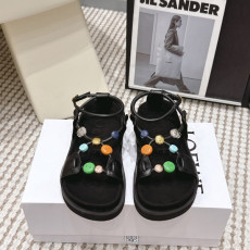 로에베 Pebble Beads fussbett 샌들