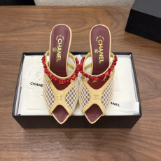 샤넬 2026 힐 메쉬 뮬 8cm
