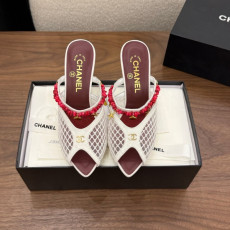샤넬 2026 힐 메쉬 뮬 8cm