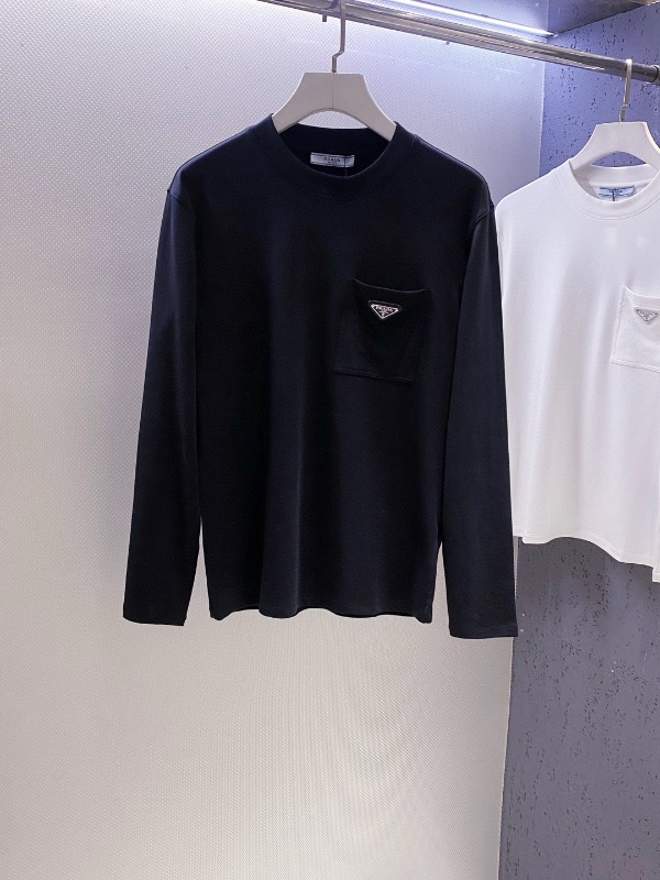 프라다 기모 이너 티셔츠