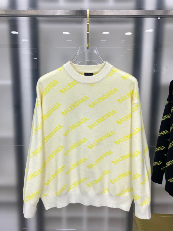 발렌시아가 25FW 울 니트 긴팔티
