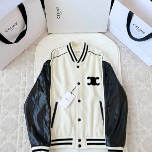 셀린느 블랙&화이트 항공 점퍼