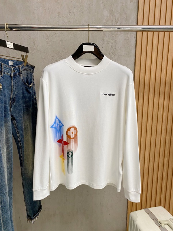 루이비통 라운드넥 이너 긴팔 티셔츠