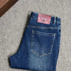 프라다 워싱 캐주얼 데님 팬츠