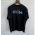 펜디 26SS 레터링 자수 반팔 티셔츠