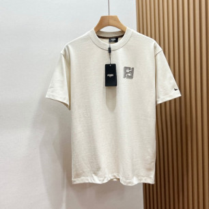 펜디 순면 반팔 티셔츠