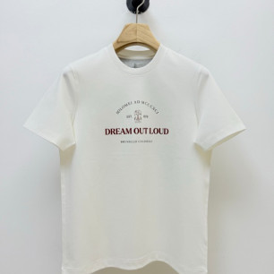 브루넬로쿠치넬리 라운드넥 반팔 티셔츠