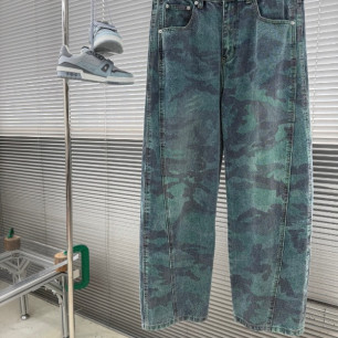발렌시아가 카모플라주 데님 팬츠