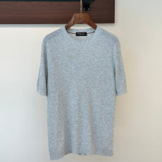 로로피아나 라운드 니트 반팔티
