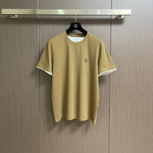 브루넬로쿠치넬리 라운드넥 반팔 티셔츠