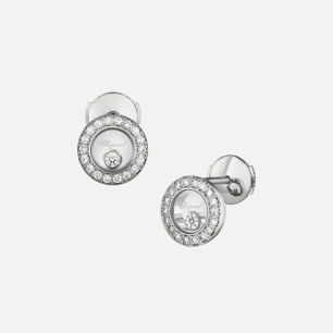 쇼파드 HAPPY DIAMONDS 원형 큐빅 이어링
