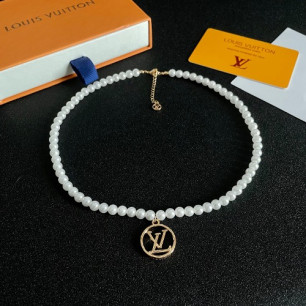루이비통 LV 진주 목걸이 네크리스