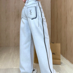 생로랑 26 신상 데님 팬츠