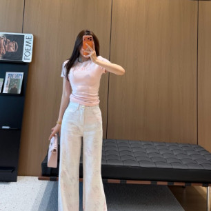 샤넬 26 이른 봄 신상 데님 팬츠