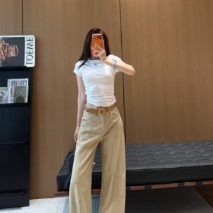 보테가 26 신상 와이드 팬츠