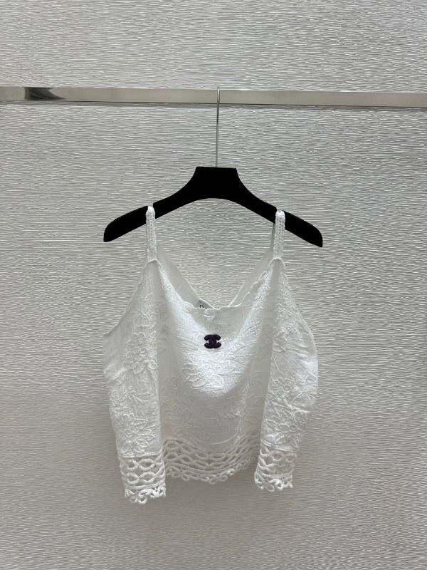 샤넬 이른봄 신상 끈 나시 탑