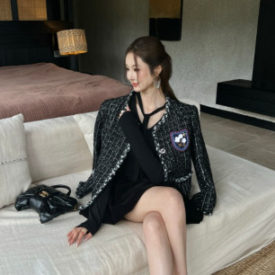 샤넬 2026 우븐 트위드 자켓