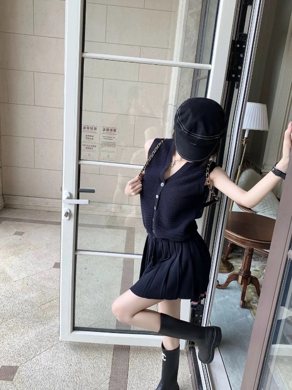 톰브라운 플리츠 원피스
