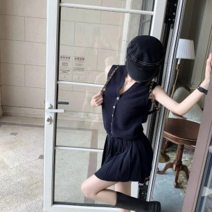 톰브라운 플리츠 원피스