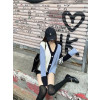 톰브라운 브이넥 울 카디건