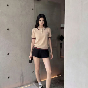 구찌 2026SS 신상 울 카라 반팔