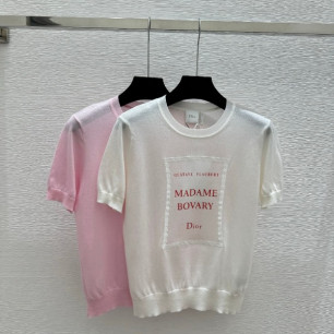 디올 이른 봄 신상 니트 반팔
