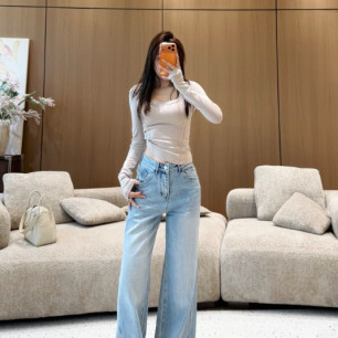 프라다 2026 신상 데님 팬츠