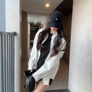 샤넬 26 자수 데님 셔츠